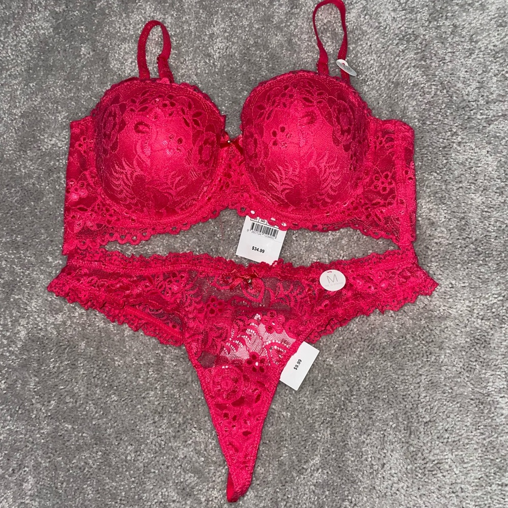 💋NWT Cotton On Red Lingerie Set